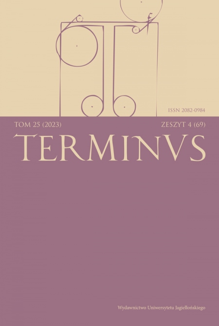 Okładka czasopisma Terminus
