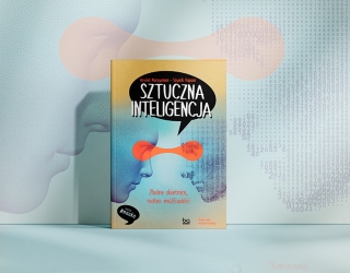książka "Sztuczna inteligencja" na tle zdjęciago okładkowe