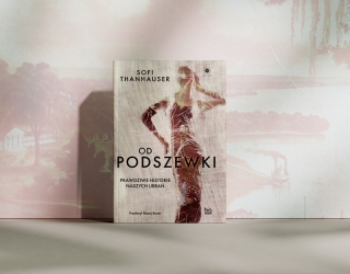 książka "Od podszewki" na tle grafiki okładki