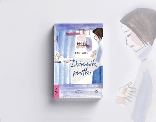 The book "Dziennik pustki" on neutral background
